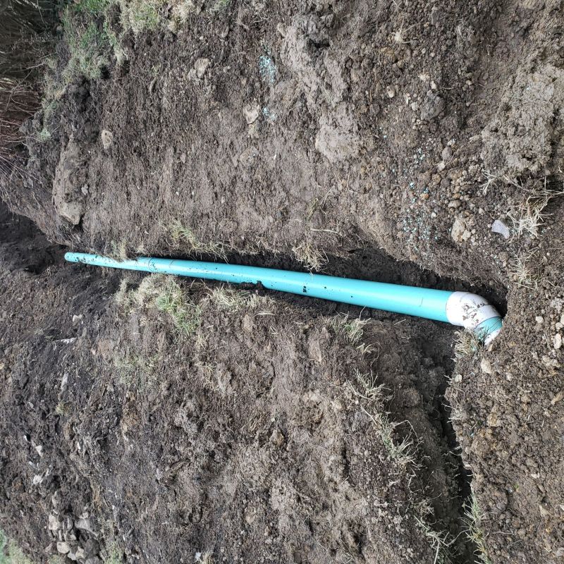 Sewer Line Trenching